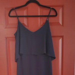 GUC White House Black Market Navy Maxi Dress